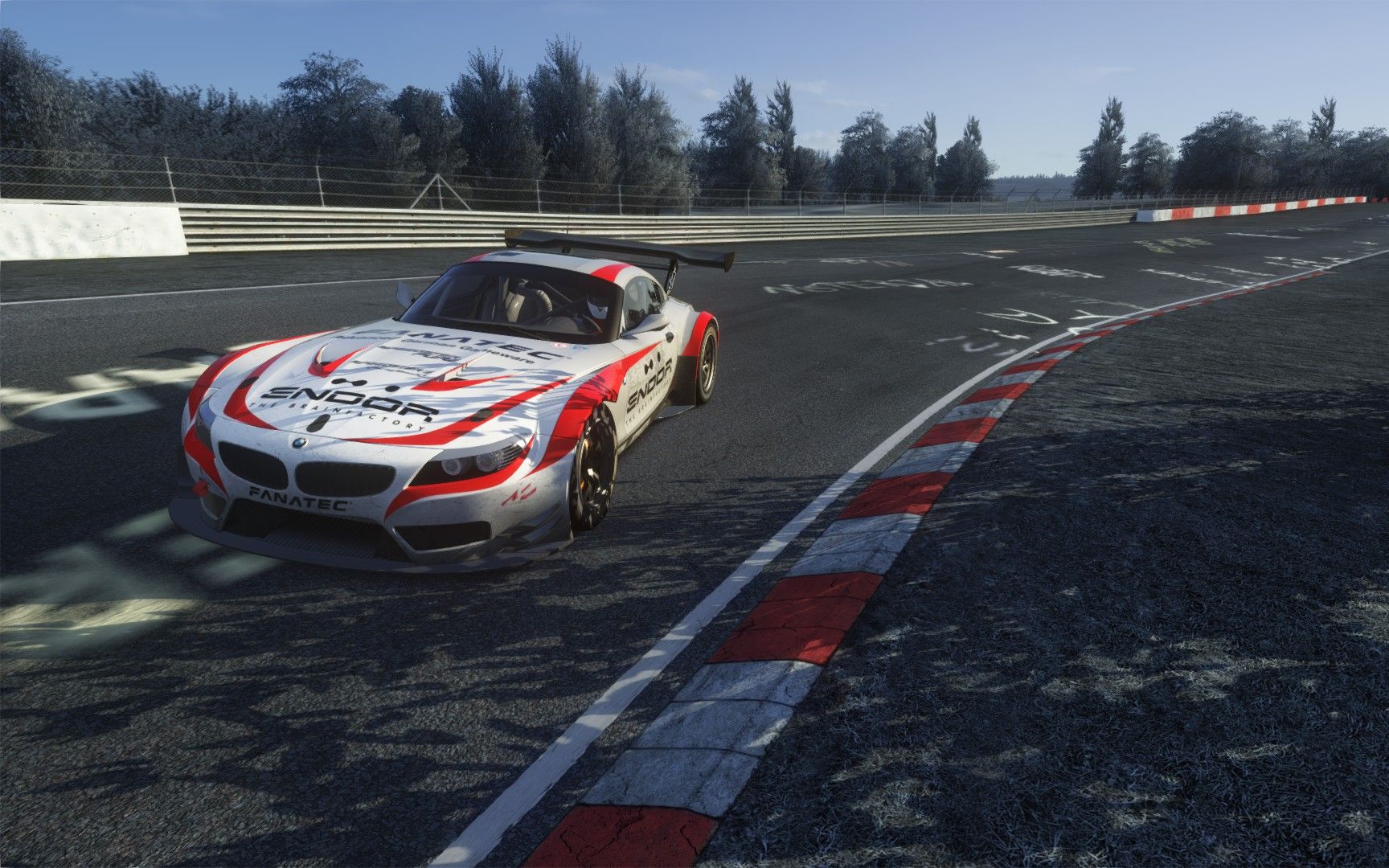 assetto corsa 纽博格林全环 z4 gt3(tr-bop)白给圈速 8:18:245