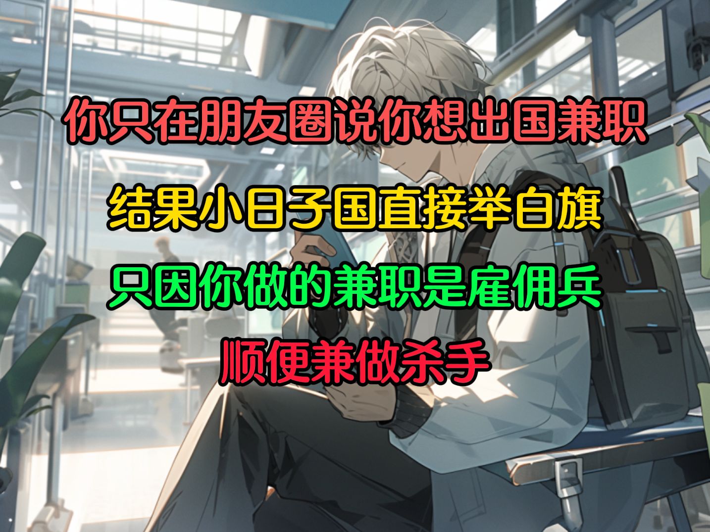 你在外国做的兼职导致恶名远,回国时帽子叔叔问你,干点啥不好,非要干雇佣兵??哔哩哔哩bilibili