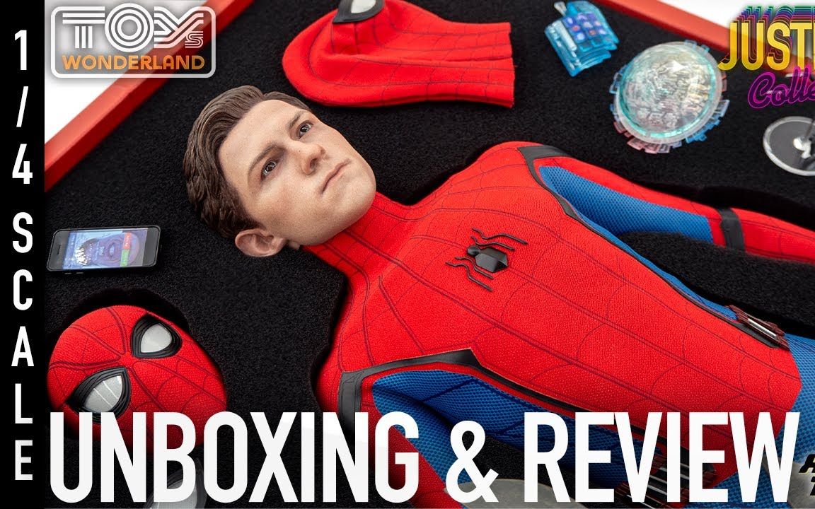 [图]Hot Toys 蜘蛛侠：英雄归来 1/4人偶丨Spider-Man Homecoming 1/4 Scale Figure Unboxing