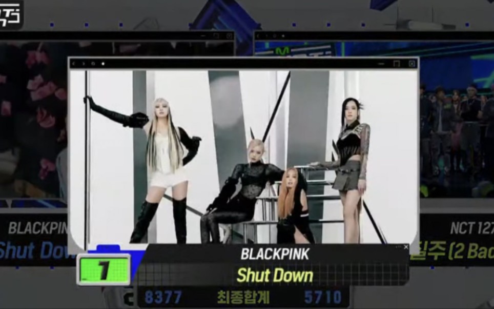 [图]'Shut Down'四冠王！本周M!COUNTDOWN一位:BLACKPINK-Shut Down