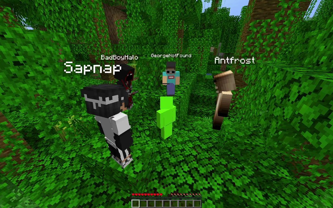 【dream猎人游戏】 1速通者vs4猎人 60帧高清_哔哩