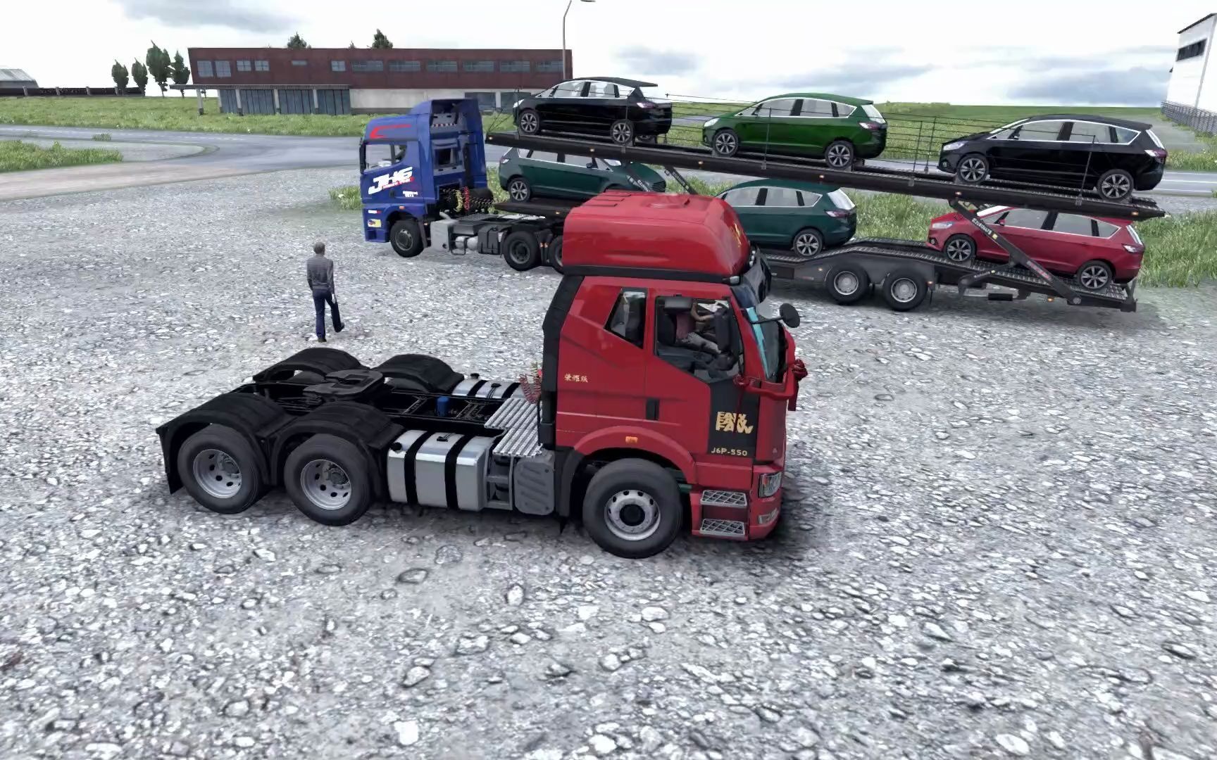 欧卡2mod解放j6p荣耀版带大红花无导流免费