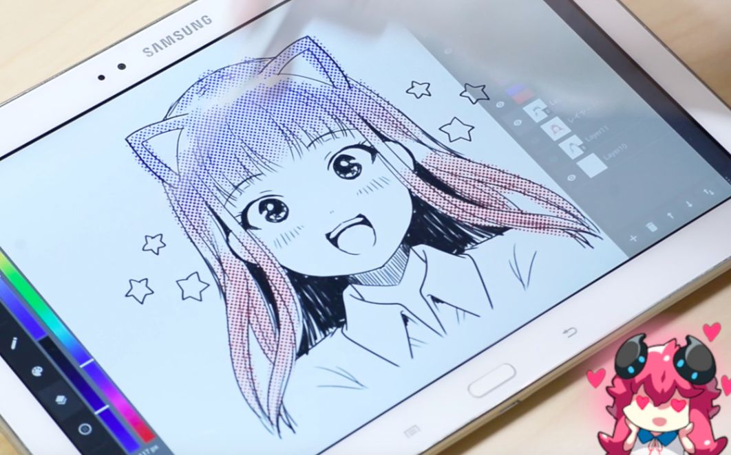 【medibangpaint for android】半色调图层