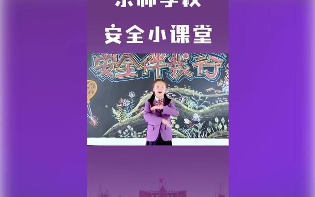 诸城市京师学校——《安全伴我行》哔哩哔哩bilibili