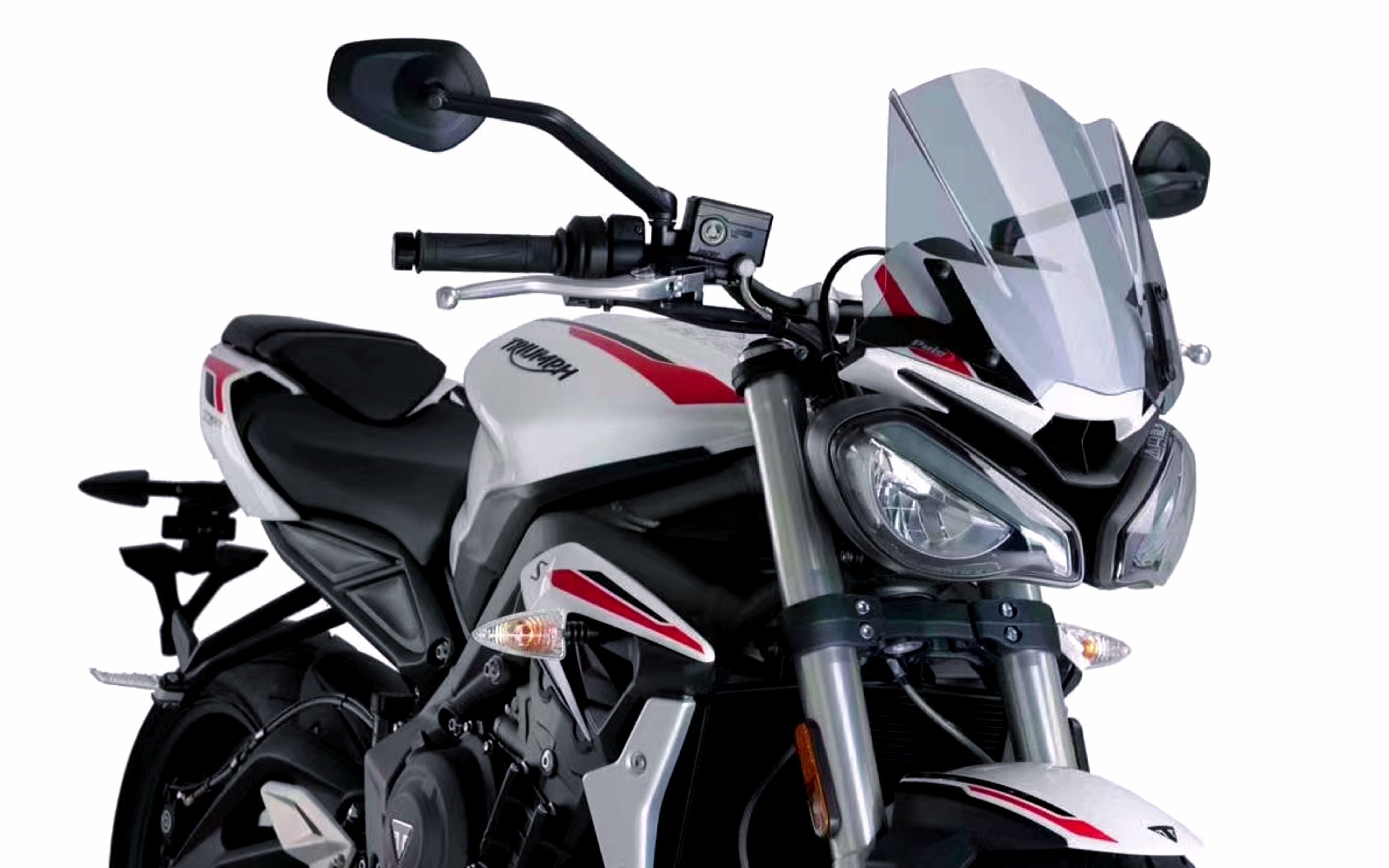 凯旋765rrs改装puig风挡