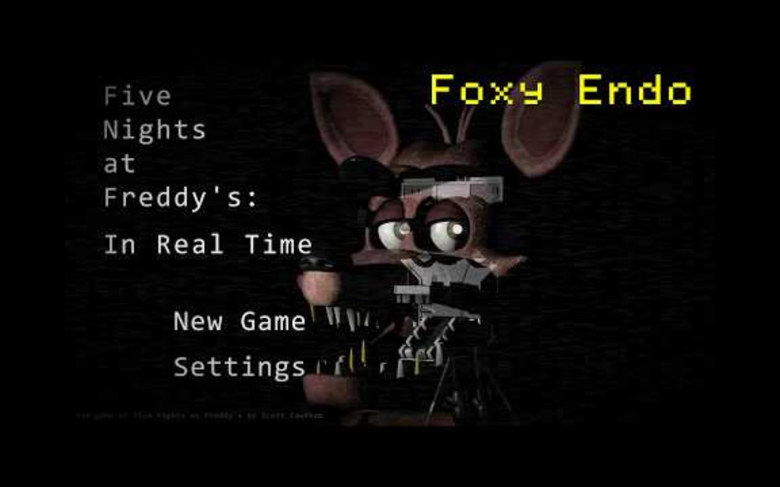 假如fnaf标题画面是实时的