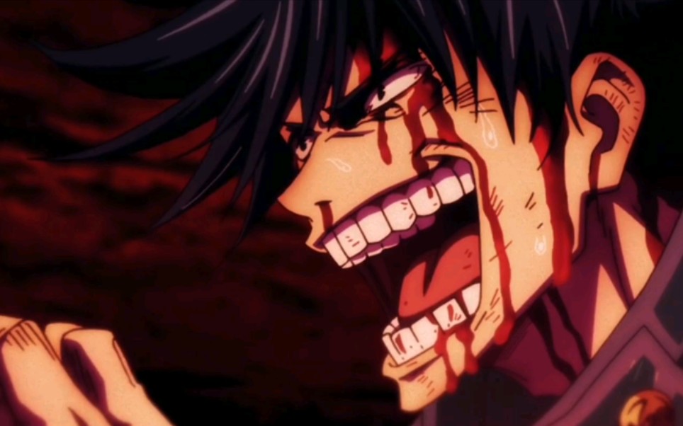 咒术回战┃伏黑惠又疯了一个领域全开战损疯批美人伏黑惠