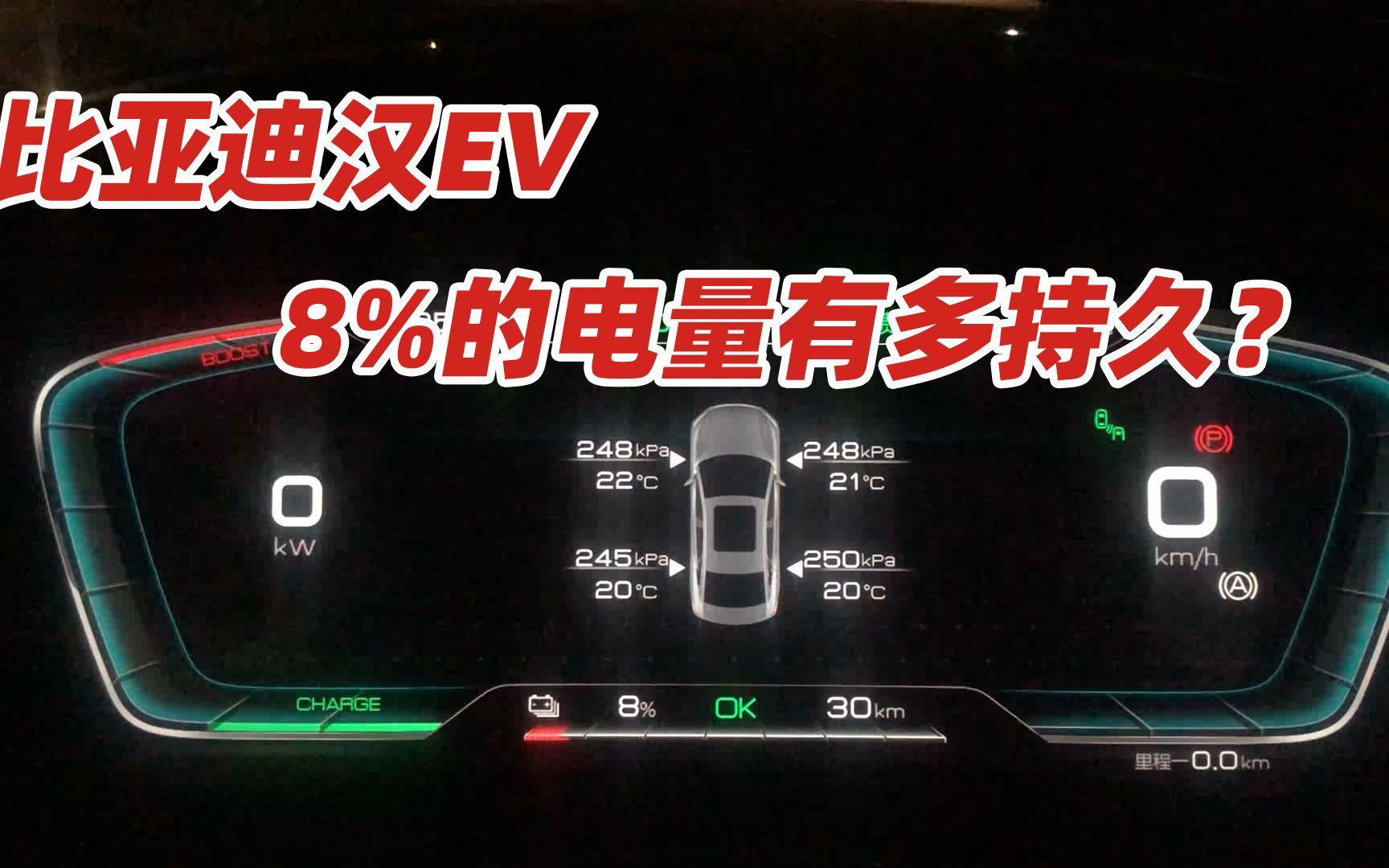 【唯电车主】比亚迪汉只剩8%电量了,没电了的电动车能坚持到充电站吗?哔哩哔哩bilibili