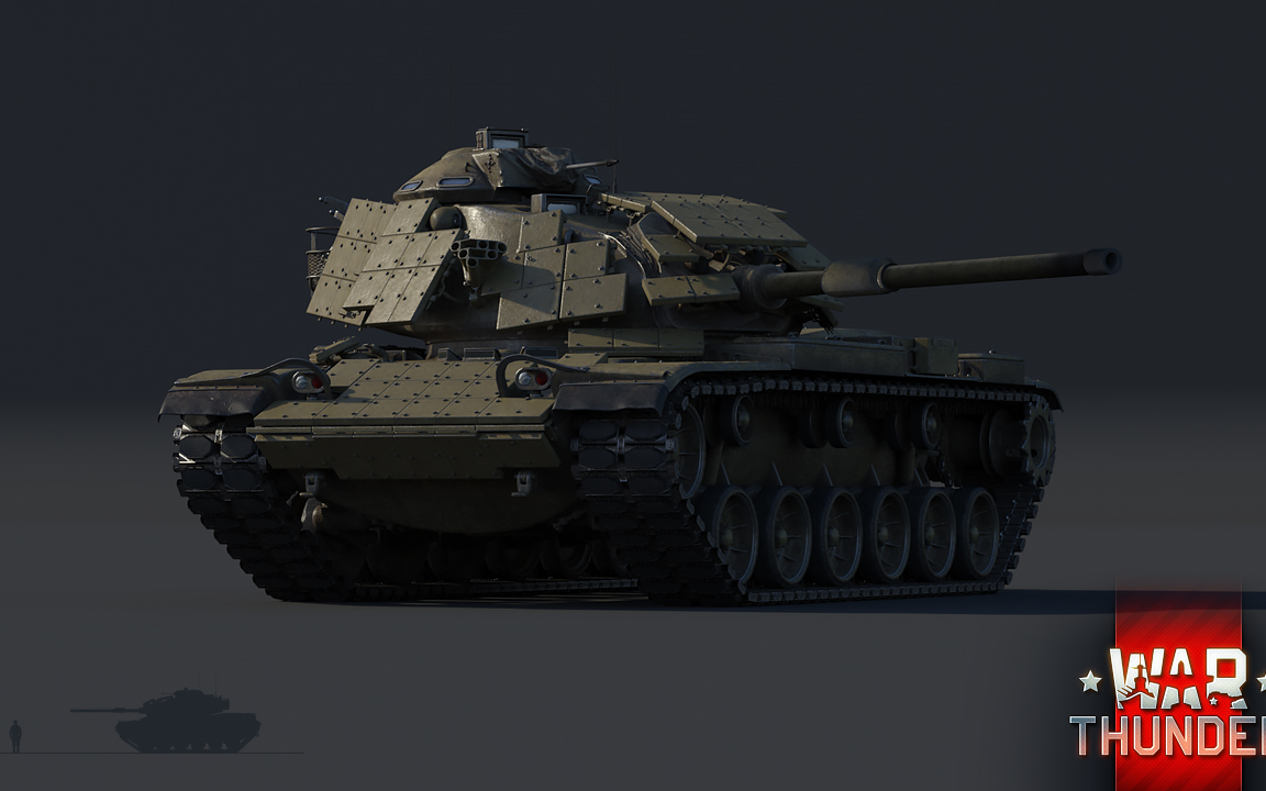 (战争雷霆国服)m60a1 rise(p):满格嘲讽,成为对方集火的对象