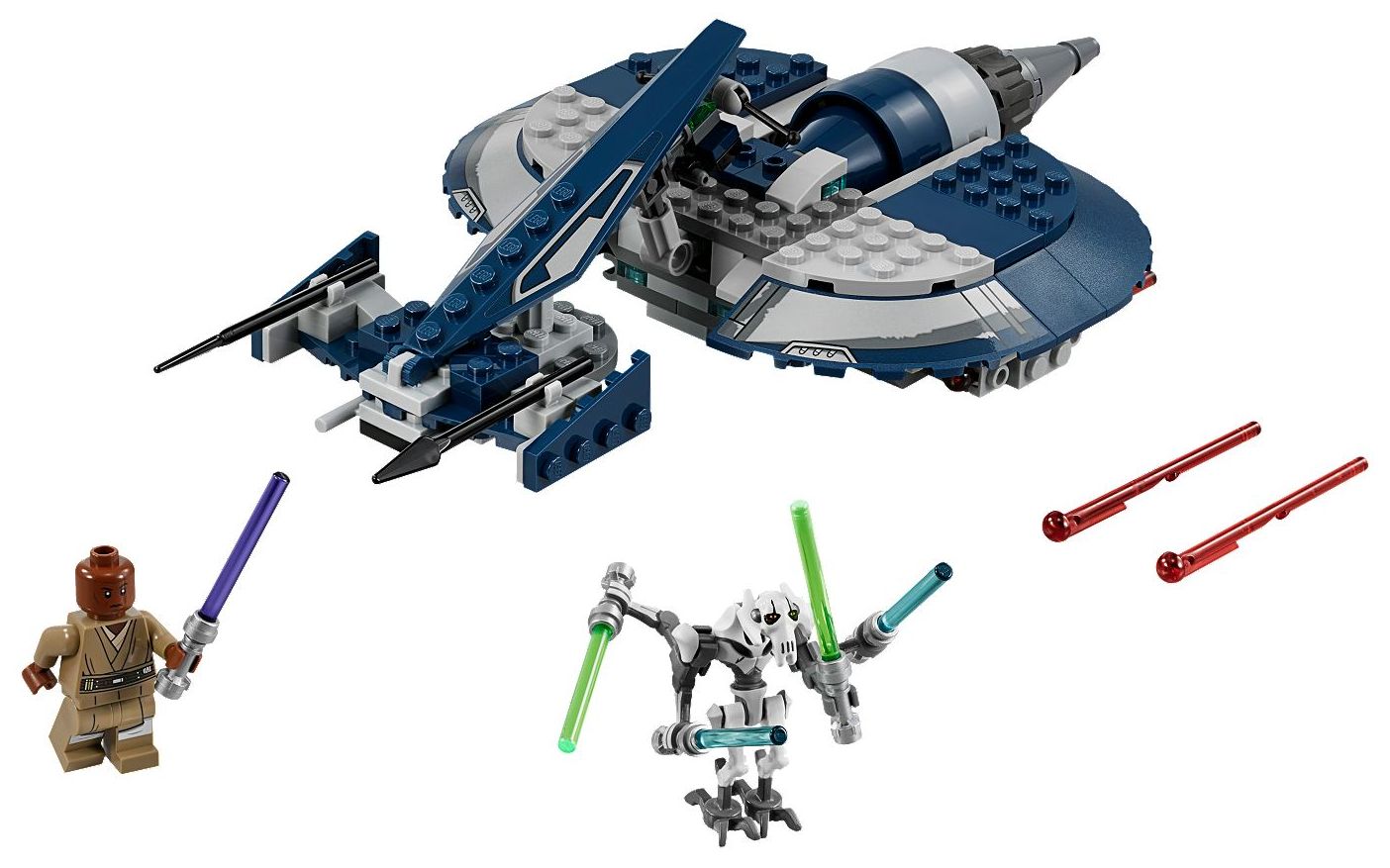 乐高lego75199星球大战格里弗斯将军的飞速战车2018速拼评测
