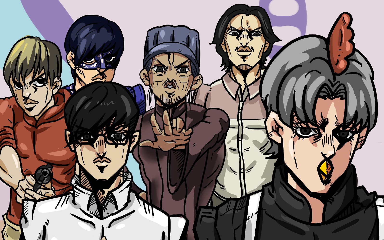 【鬼畜全明星】jojo×全明星——鬼畜牛郎团.