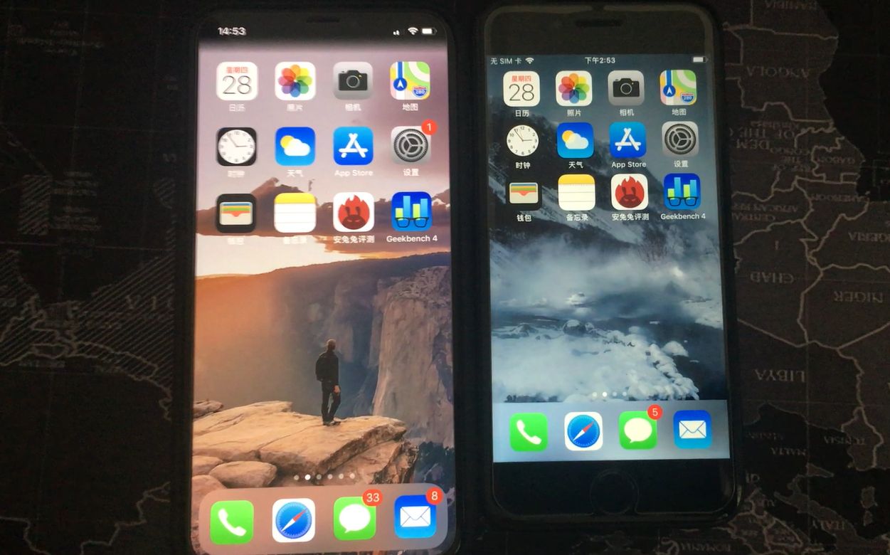 刚买的iPhoneX对比iPhone7!看完感觉这几千块钱白花了