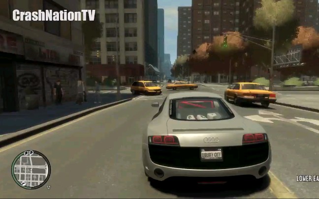 [图]GTA4车祸模拟器，撞车集锦 (gta4 car crash)#2