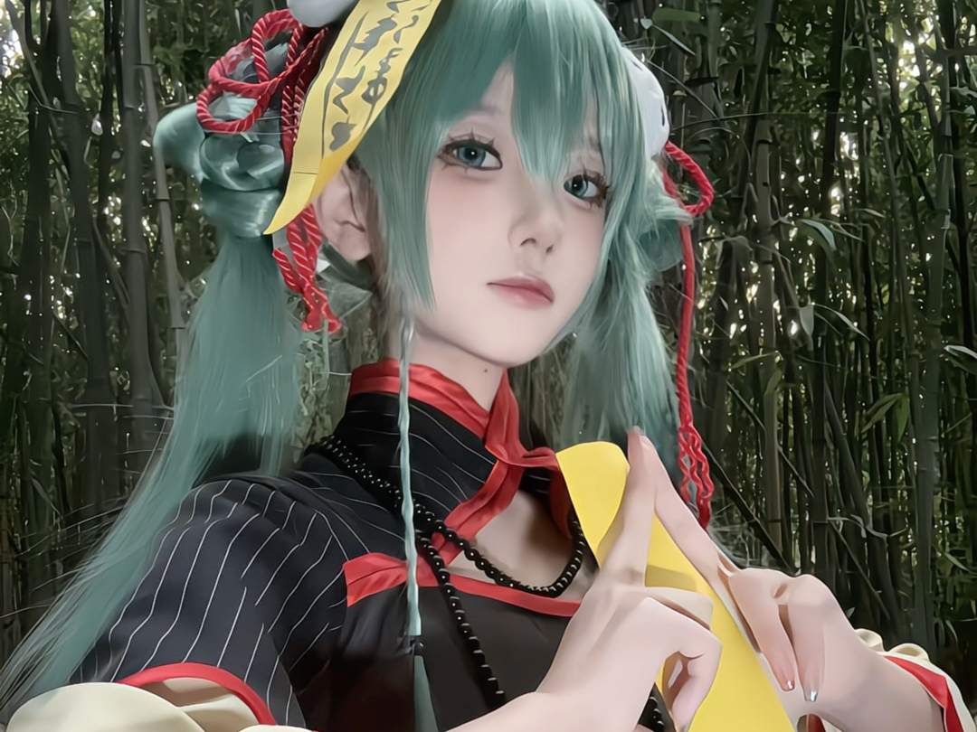 初音未来小道士cos哔哩哔哩bilibili