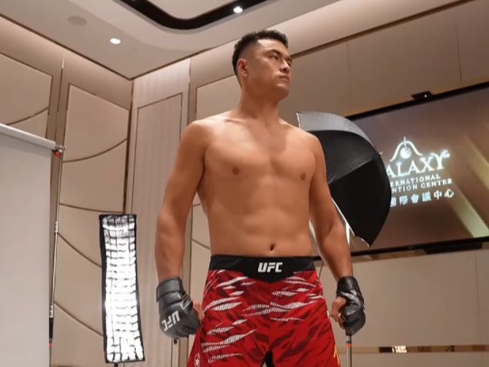 UFC澳门站选手们拍照片哔哩哔哩bilibili