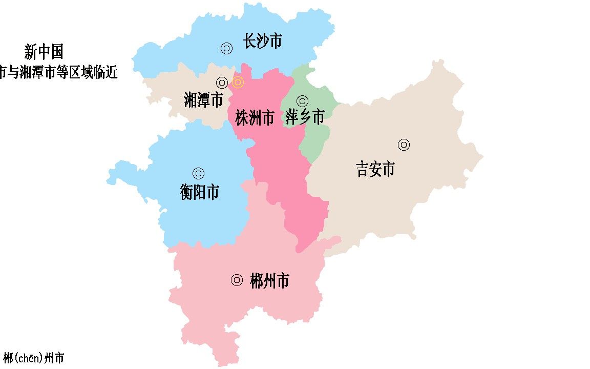 株洲市地区最新地图图片