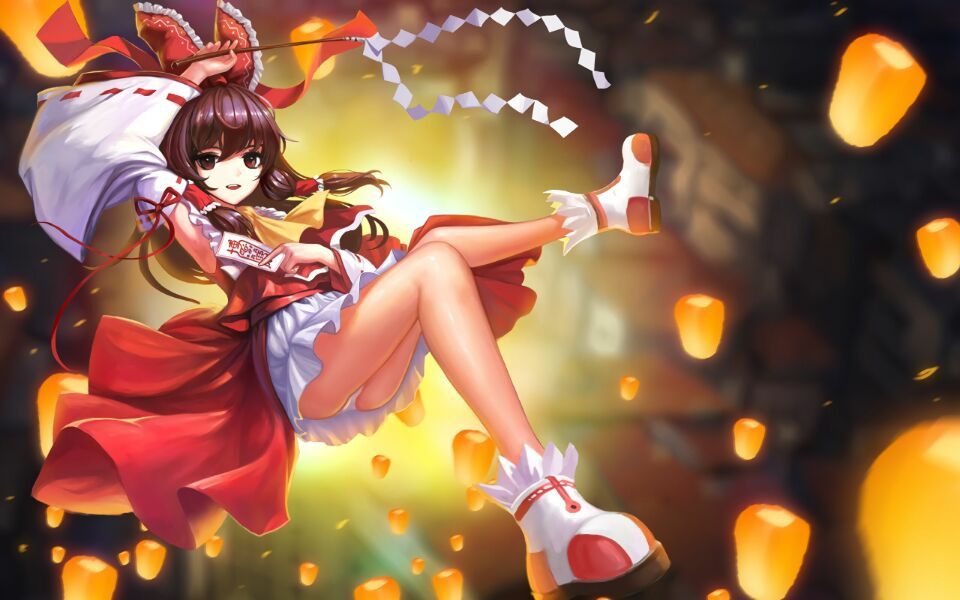 【喵磷300英雄博丽灵梦实况解说】怂=稳=赢,实力划水卖萌喊666!