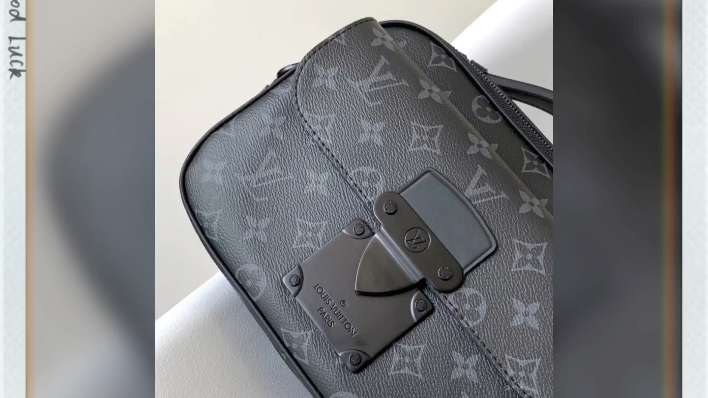 顶级原单 独家实拍 本款高仿lv s lock 邮差包m58489压花 m45806 黑花