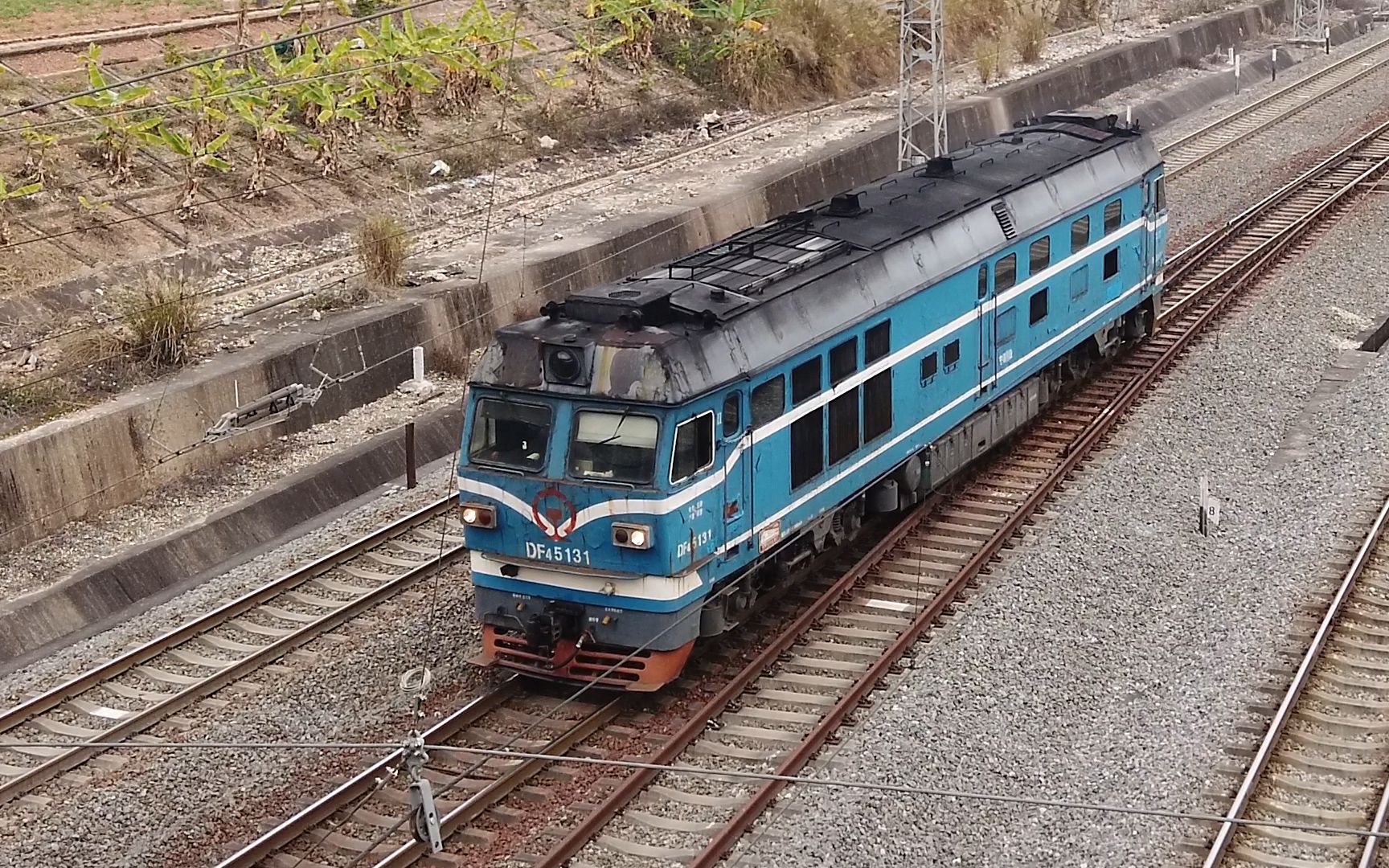 南环下行线拍东风4c