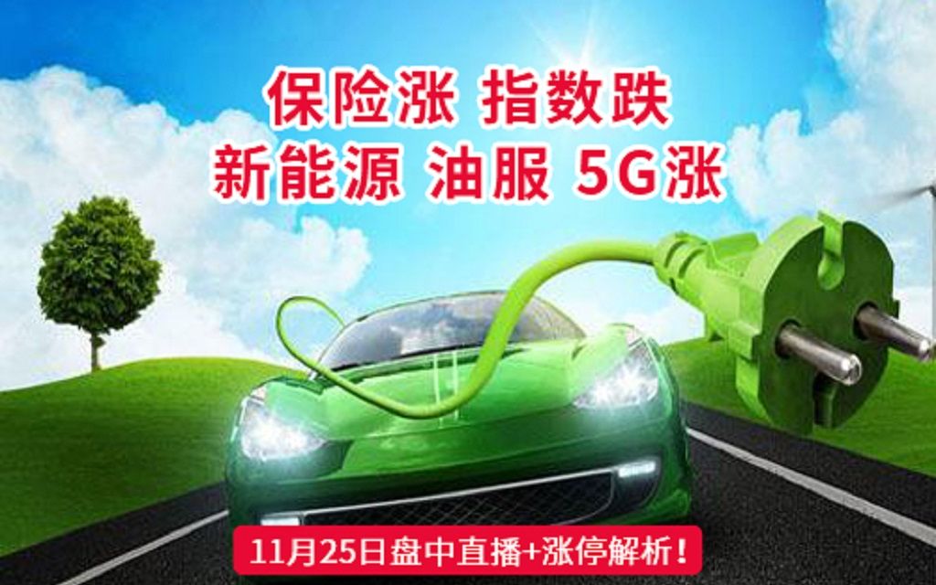 保险涨指数能源油5G强11月25日盘中直播+涨停解析哔哩哔哩bilibili