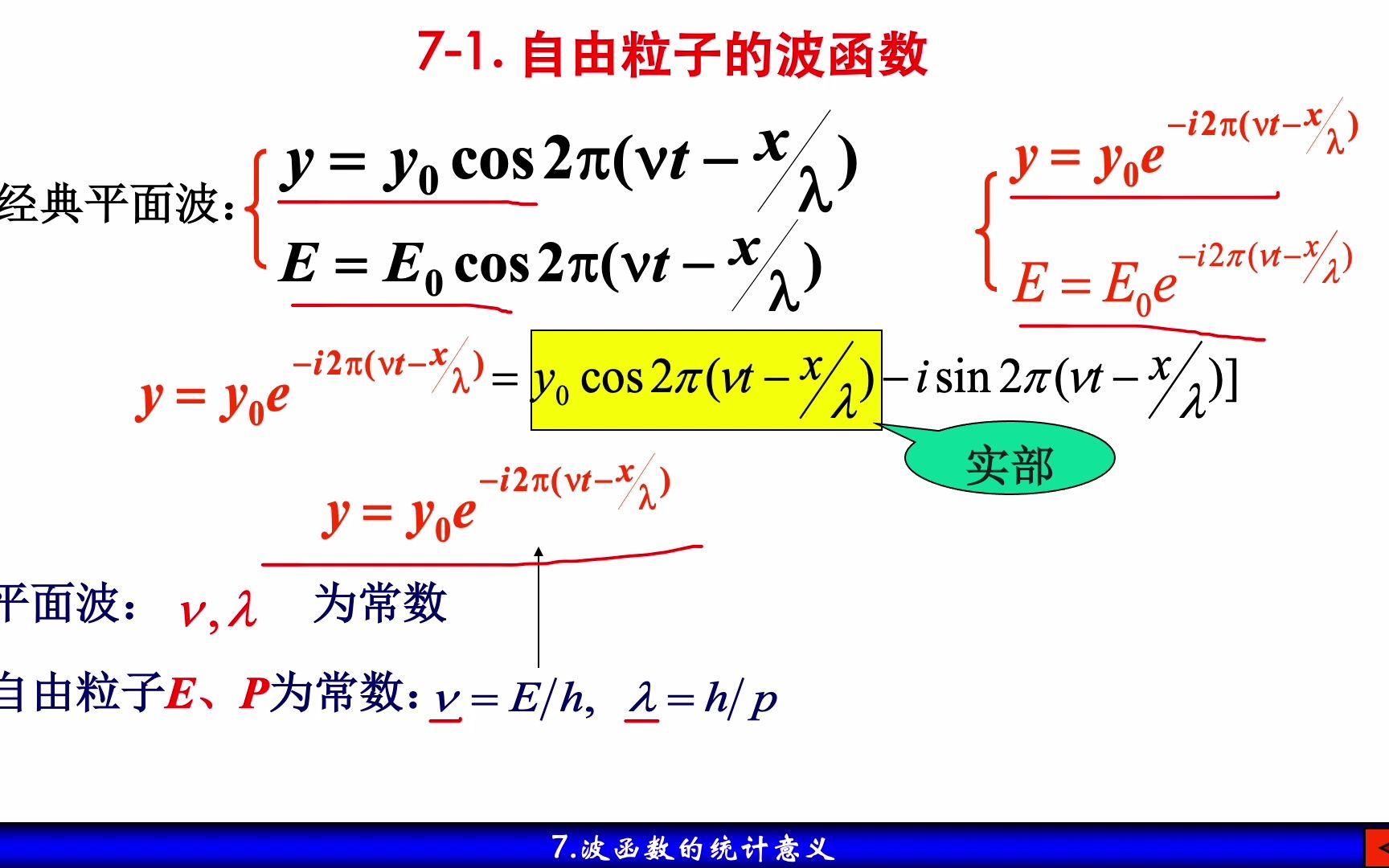 7. 波函数的意义哔哩哔哩bilibili