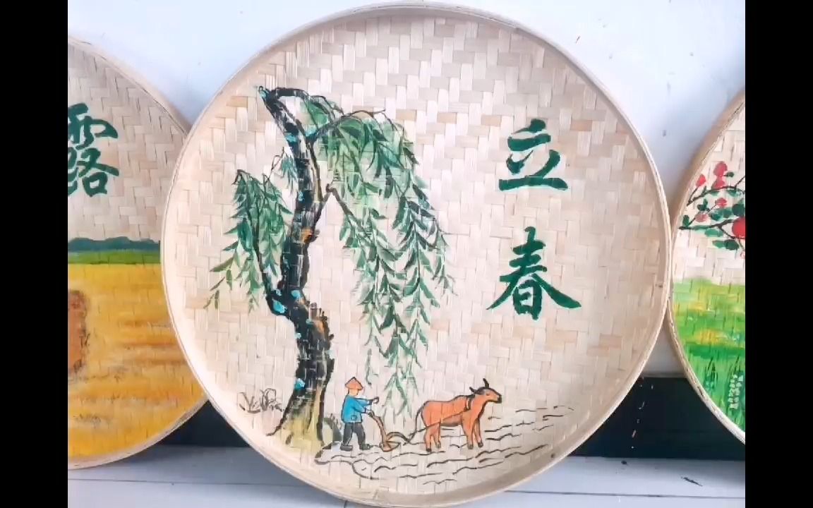 簸箕作画优秀作品图片