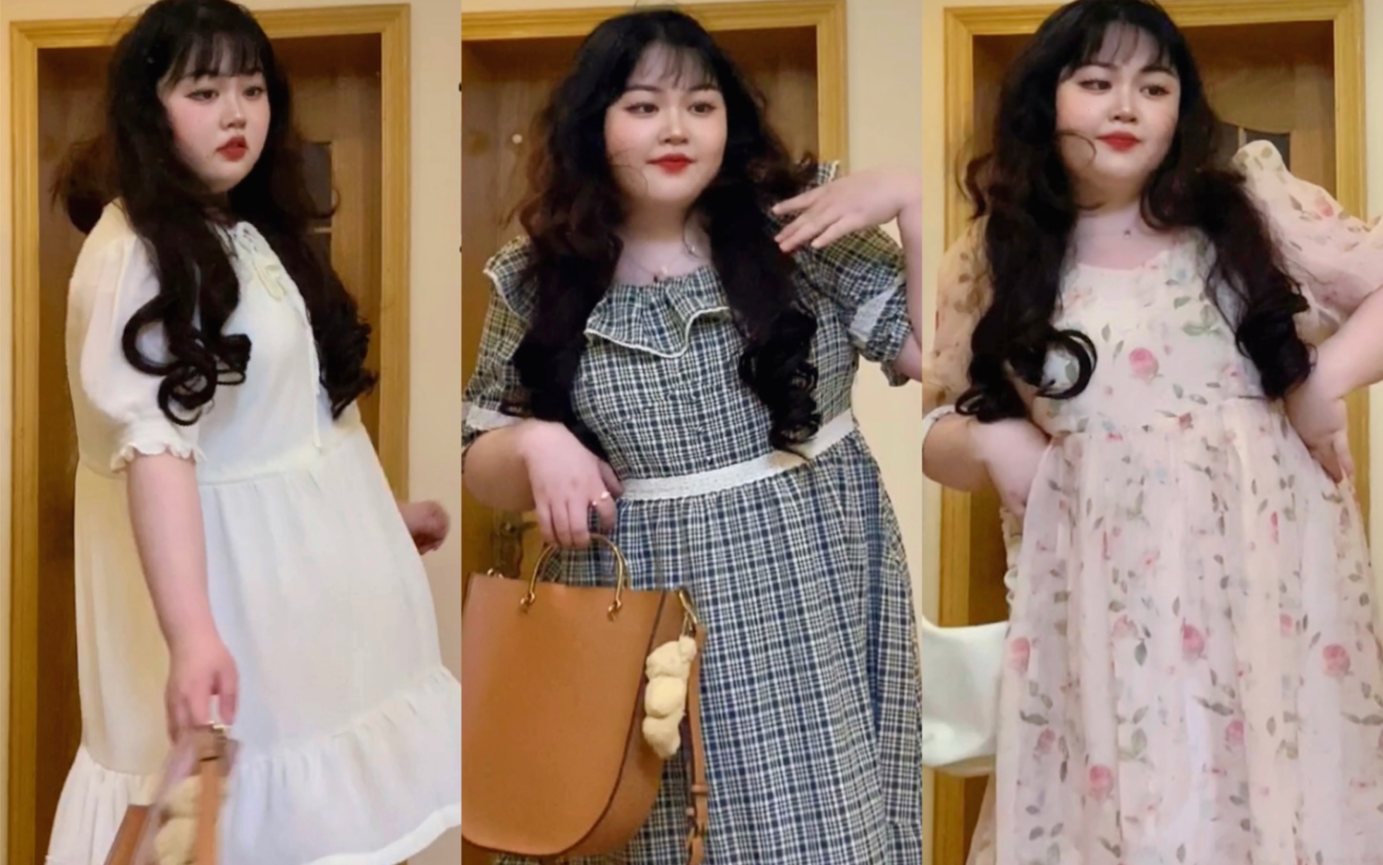 190斤/ 浅浅的当个公主吧～胖女孩要美美的95