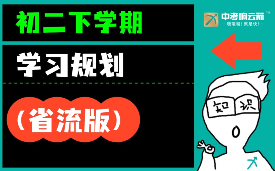 「2024中考进」初二下学期学习规划(省流版)哔哩哔哩bilibili