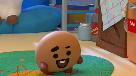 [图]BT21 Shooky：one two 恰恰恰～哈哈哈哈，萌坏我了！回忆一下苏噶噶one two 恰恰恰