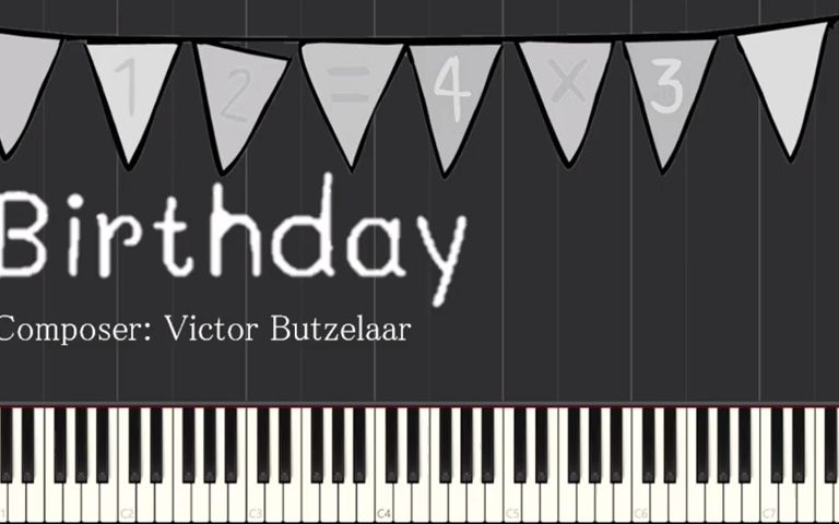 [图]【锈湖/逃离方块/钢琴】生日-BIRTHDAY (Main theme) - Piano Tutorial