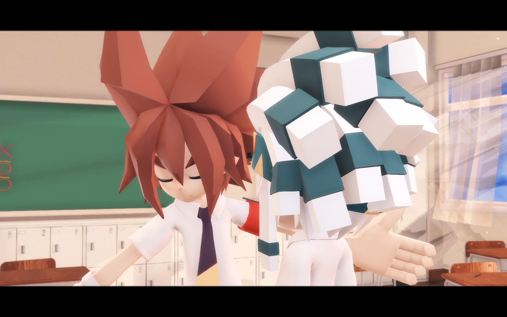 【凹凸世界mmd】学园安帕 -"你早晚都是我老婆"