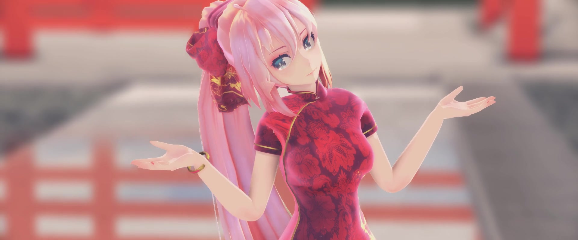 【mmd】旗袍巡音姐姐的pizzicato drops