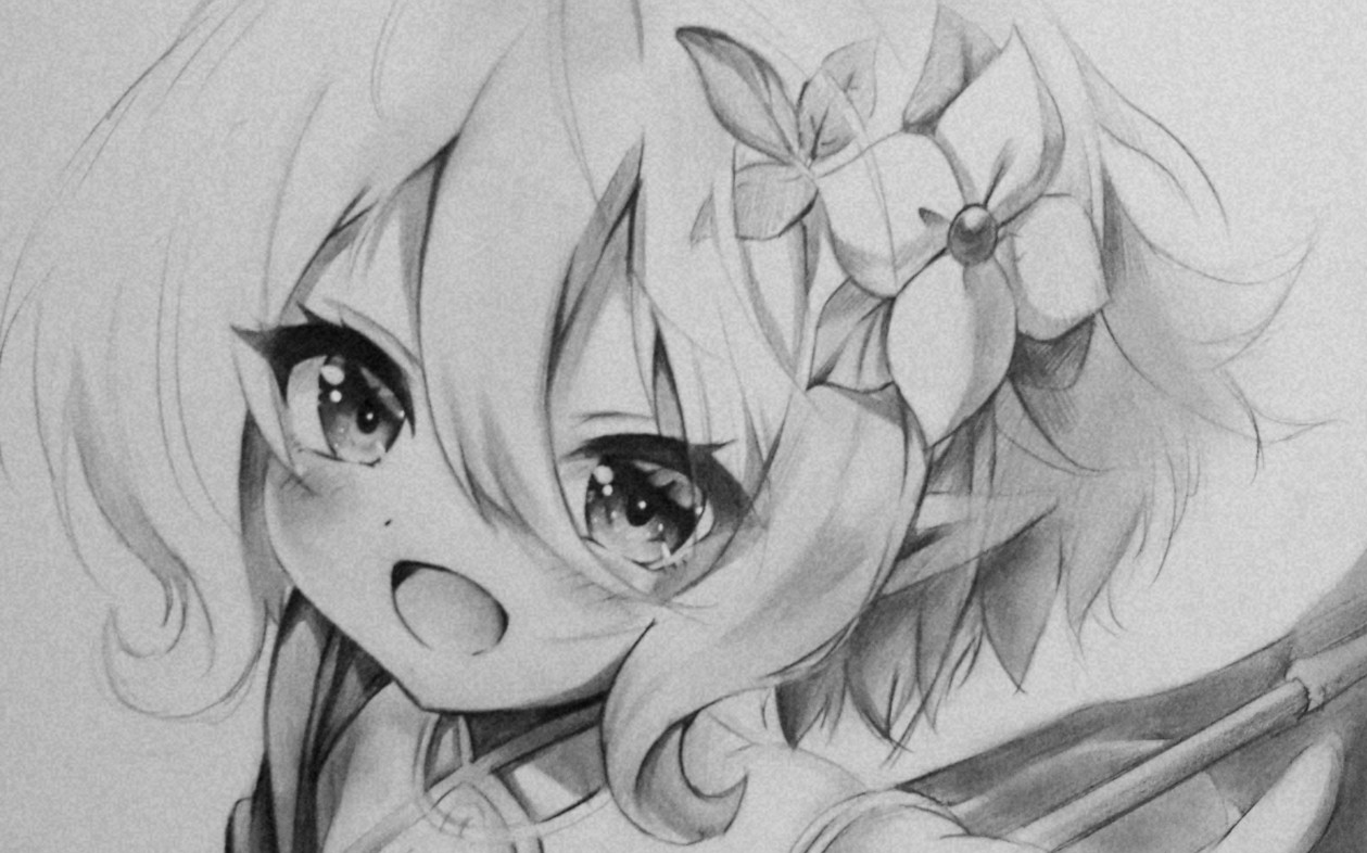 【手绘临摹】可可萝_哔哩哔哩_bilibili