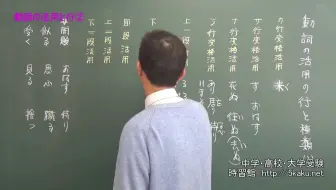 古典日语01 A 动词的活用及行 哔哩哔哩 Bilibili