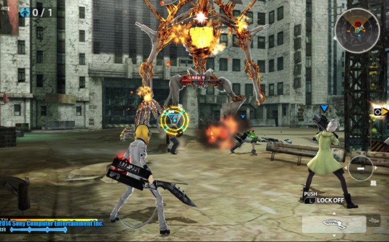 《psv》高质量共斗游戏 自由战争实机表现