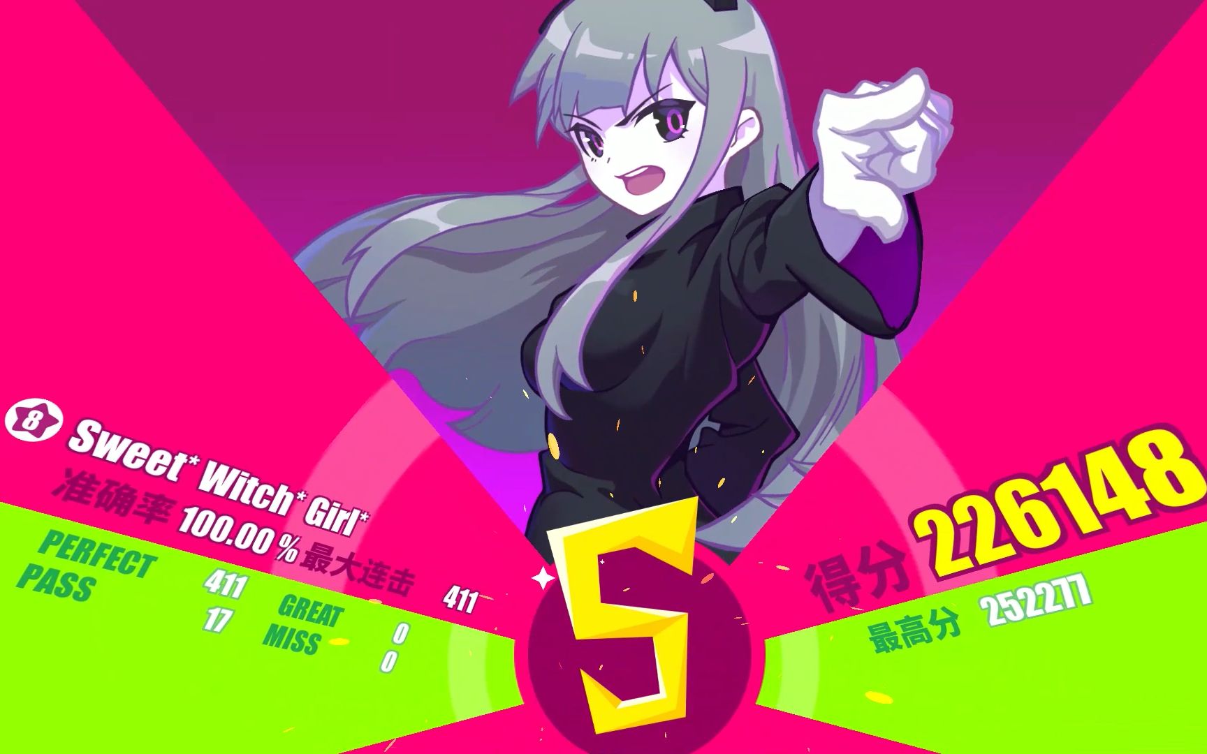 muse dash pc版新皮肤黑衣少女试玩_哔哩哔哩_bilibili