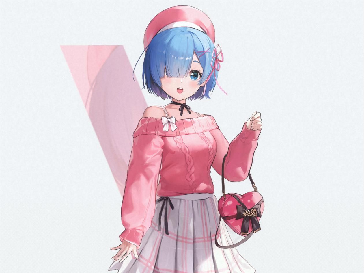 【nikke妮姬】蕾姆(re0联动角色) 活动pass皮肤鉴赏 - 纯净之花