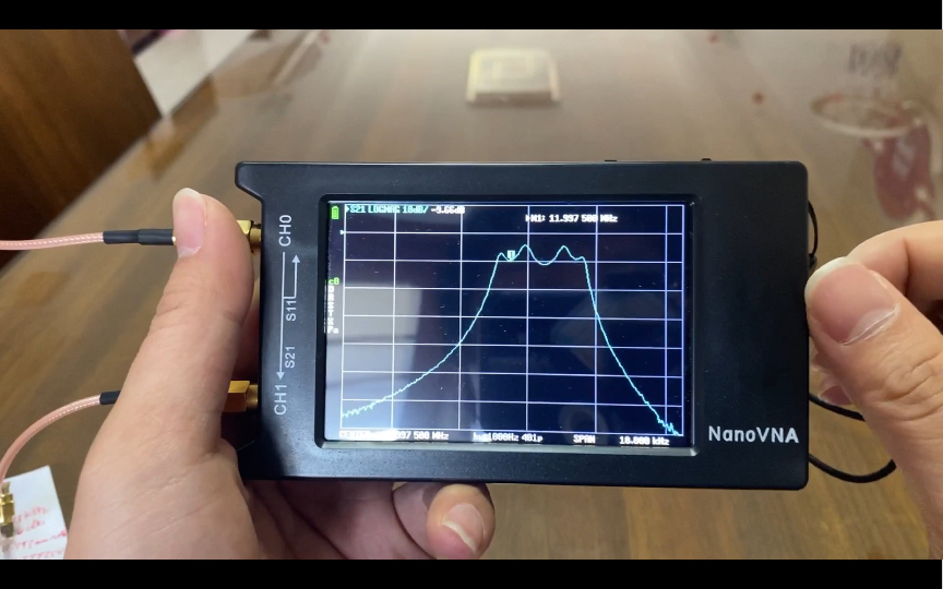 NanoVNA测量DIY的晶体滤波器哔哩哔哩bilibili