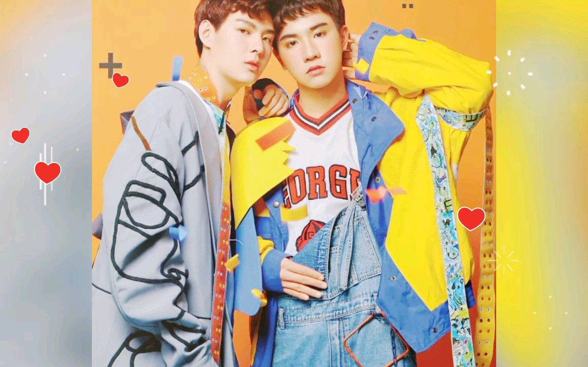 【明明&小泡芙】满屏的小心心～日常合影真的好甜呀!