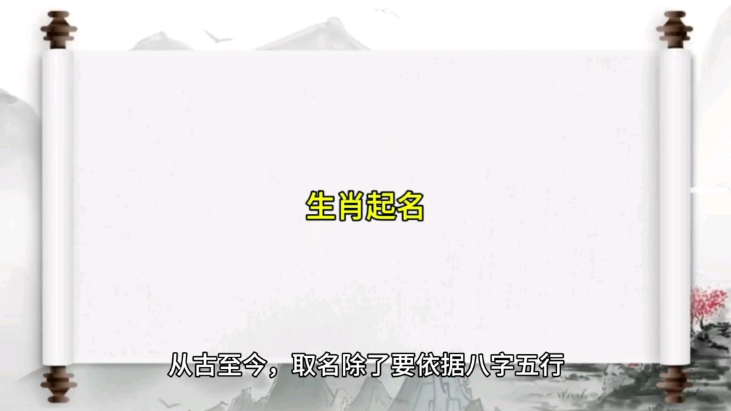 生肖起名哔哩哔哩bilibili