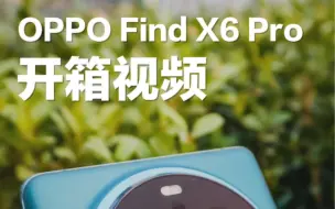 Download Video: OPPO Find X6 Pro飞泉绿 | 开箱和实拍，你打多少分？