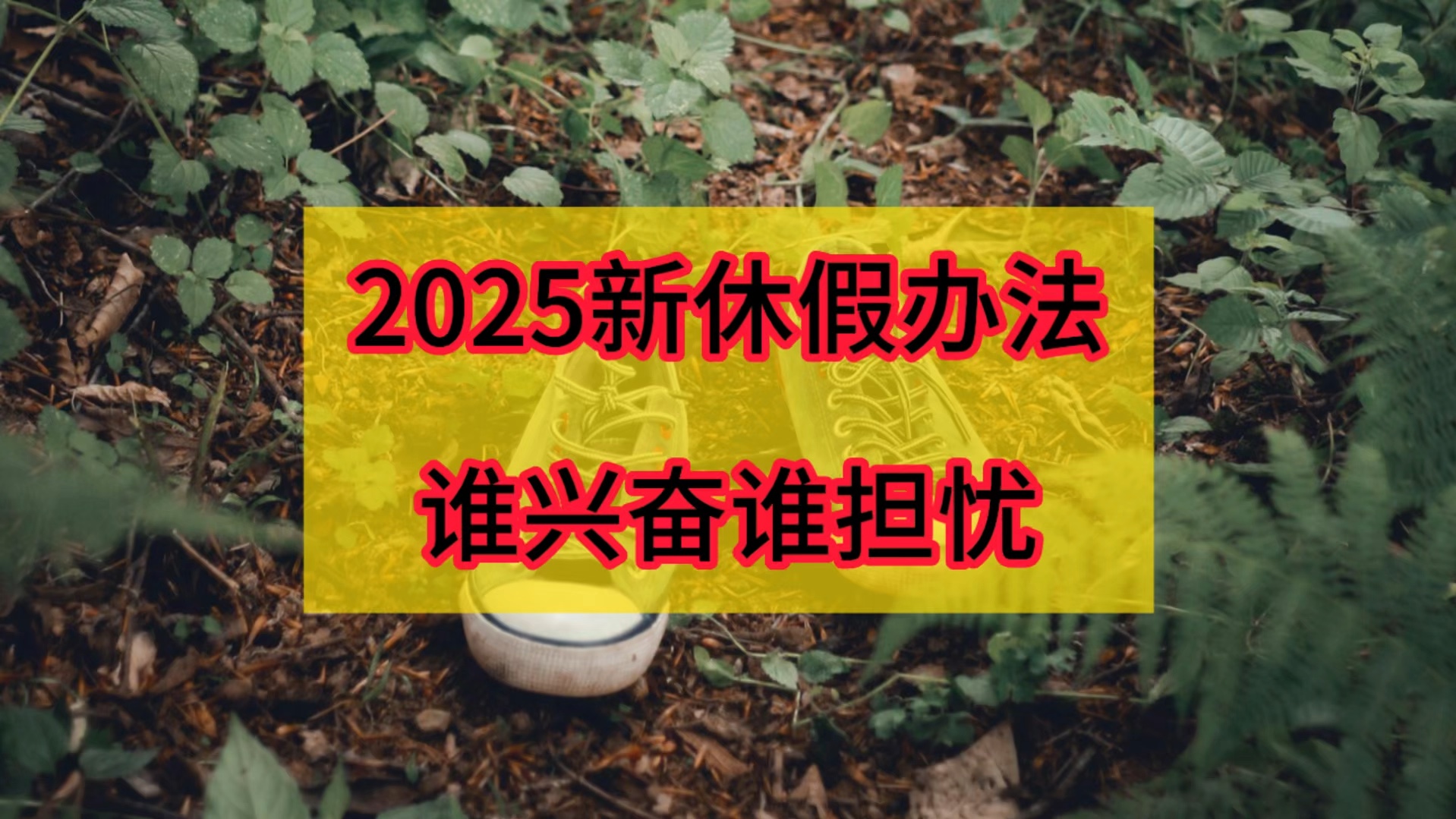 2025新休假办法,谁兴奋谁担忧哔哩哔哩bilibili