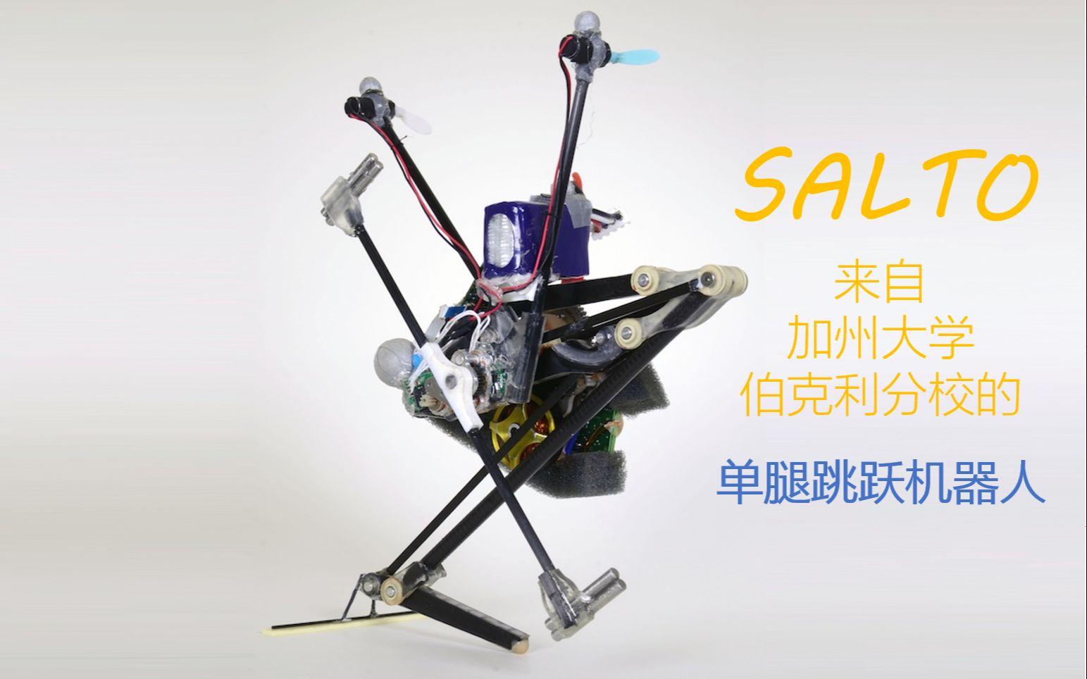 单腿跳跃机器人SALTO第2弹[2019.05][SALTO  Teaching an old robot new tricks]哔哩哔哩bilibili