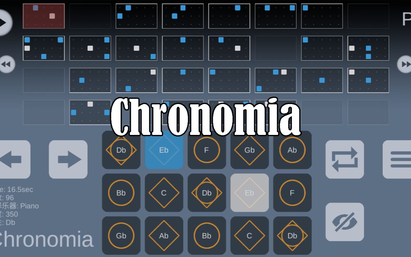 Chronomia简谱图片