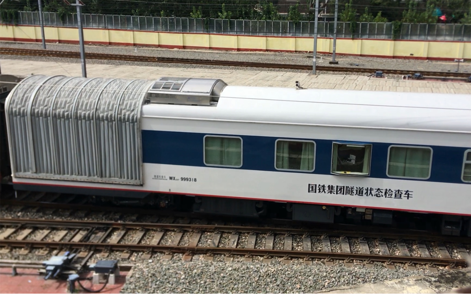 『铁路·京广线』最后的原色25t,z49附挂隧道检查车wx25t99318_哔哩哔