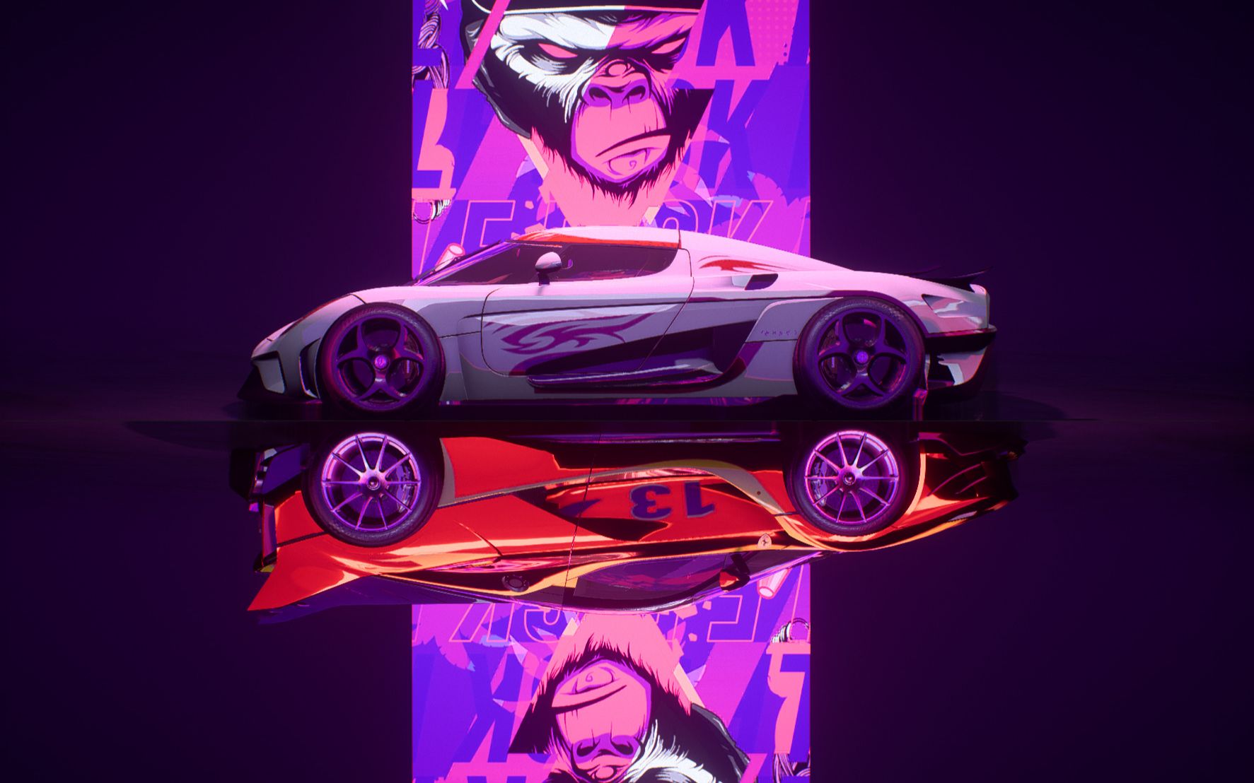 超跑自制涂装极品飞车21fxxkevoregear