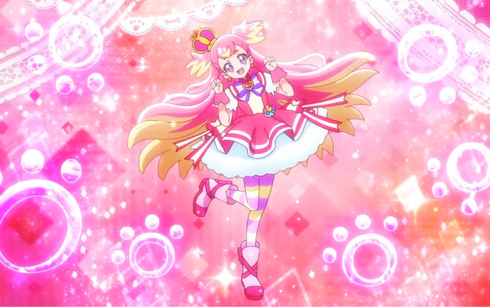 wonderful光之美少女第1话 cure wonderful 精彩天使