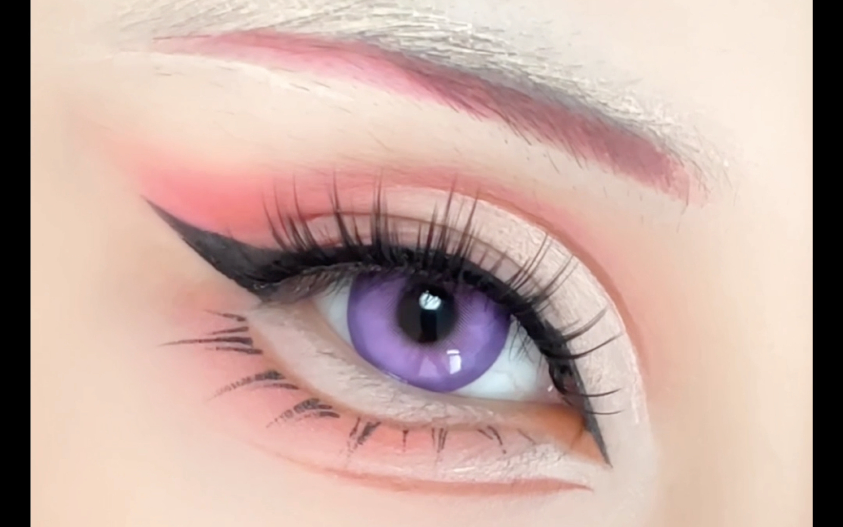 八重神子cos眼妆分享