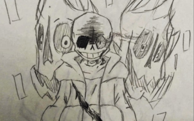 [undertale-betrayer] 背叛者sans 手绘重置