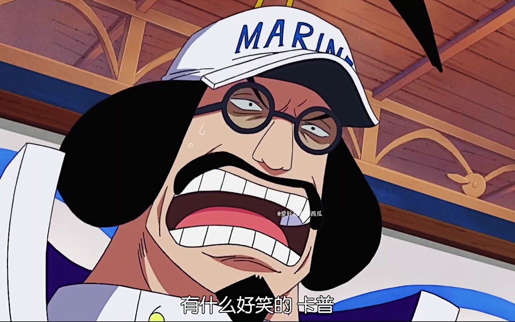 海贼王:卡普两次在战国面前夸路飞?战国与卡普的搞笑日常!